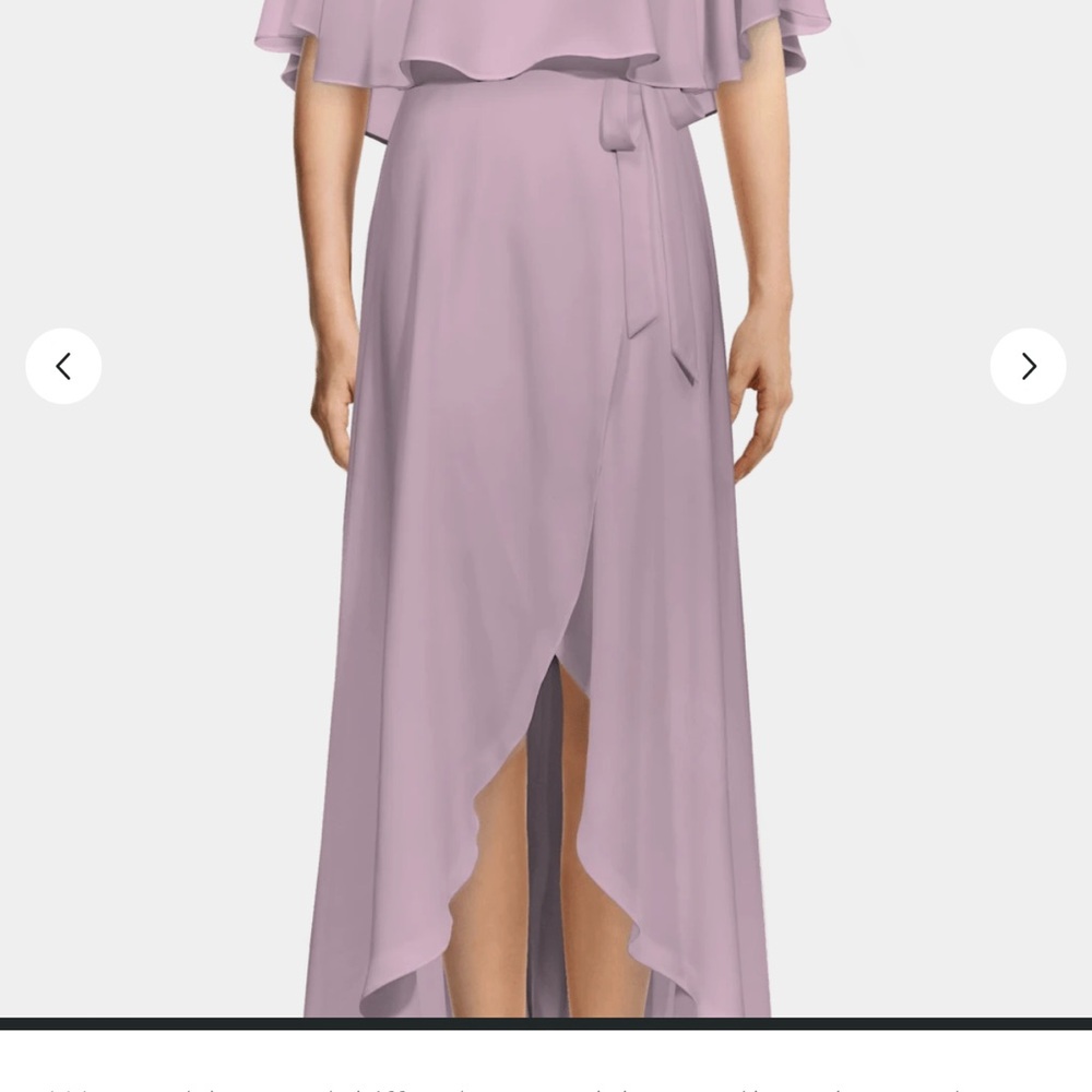 Airy chiffon creates a dreamy vibe on this maxilength dress by Jessica Howard - Picture 3 of 6